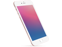 Phone with a colorful screen